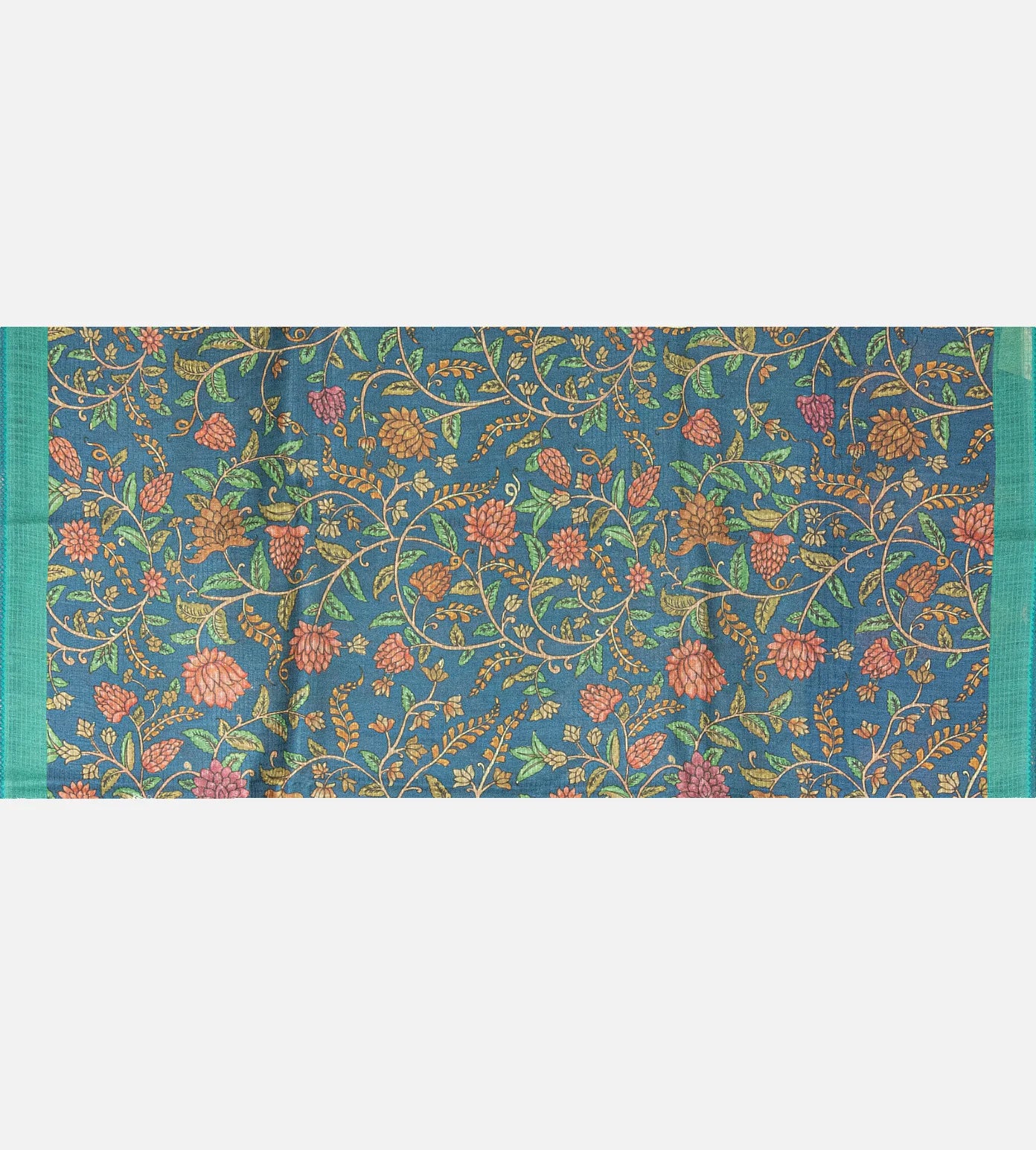 Sea Green Tussar Saree