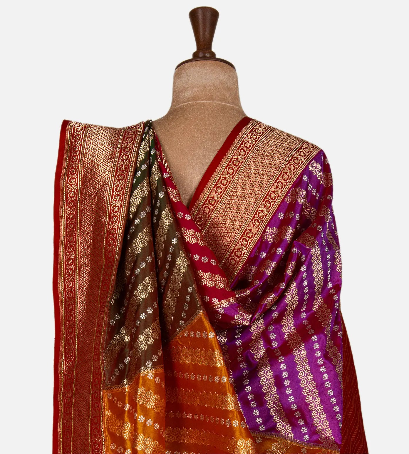 Green Banarasi Silk Saree