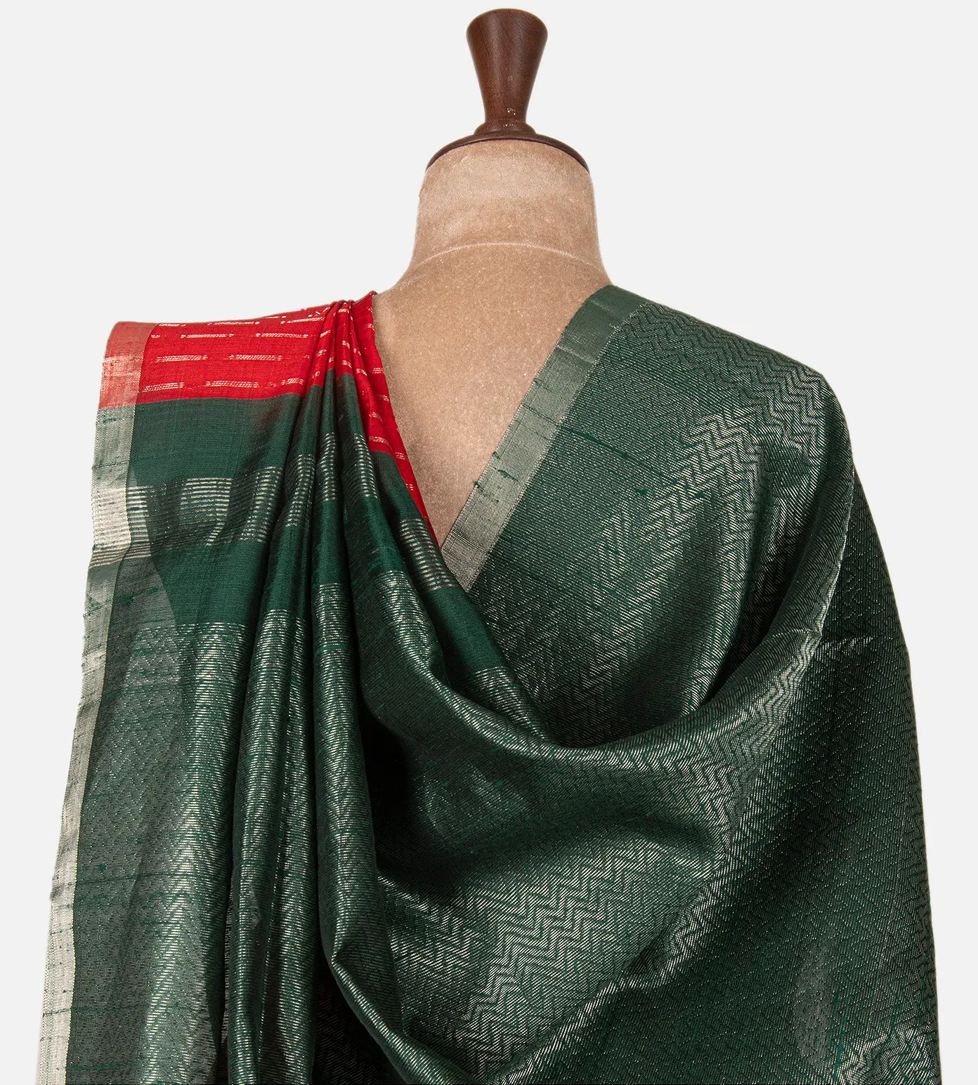 Red Raw Silk Saree