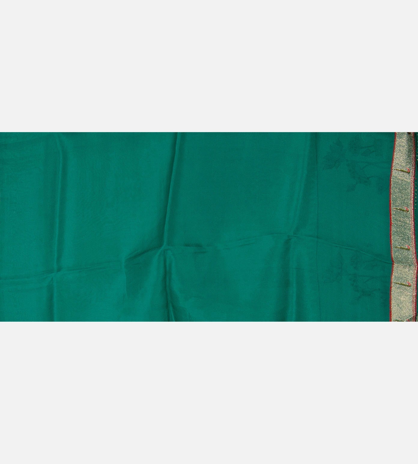 Sea Green Organza Saree
