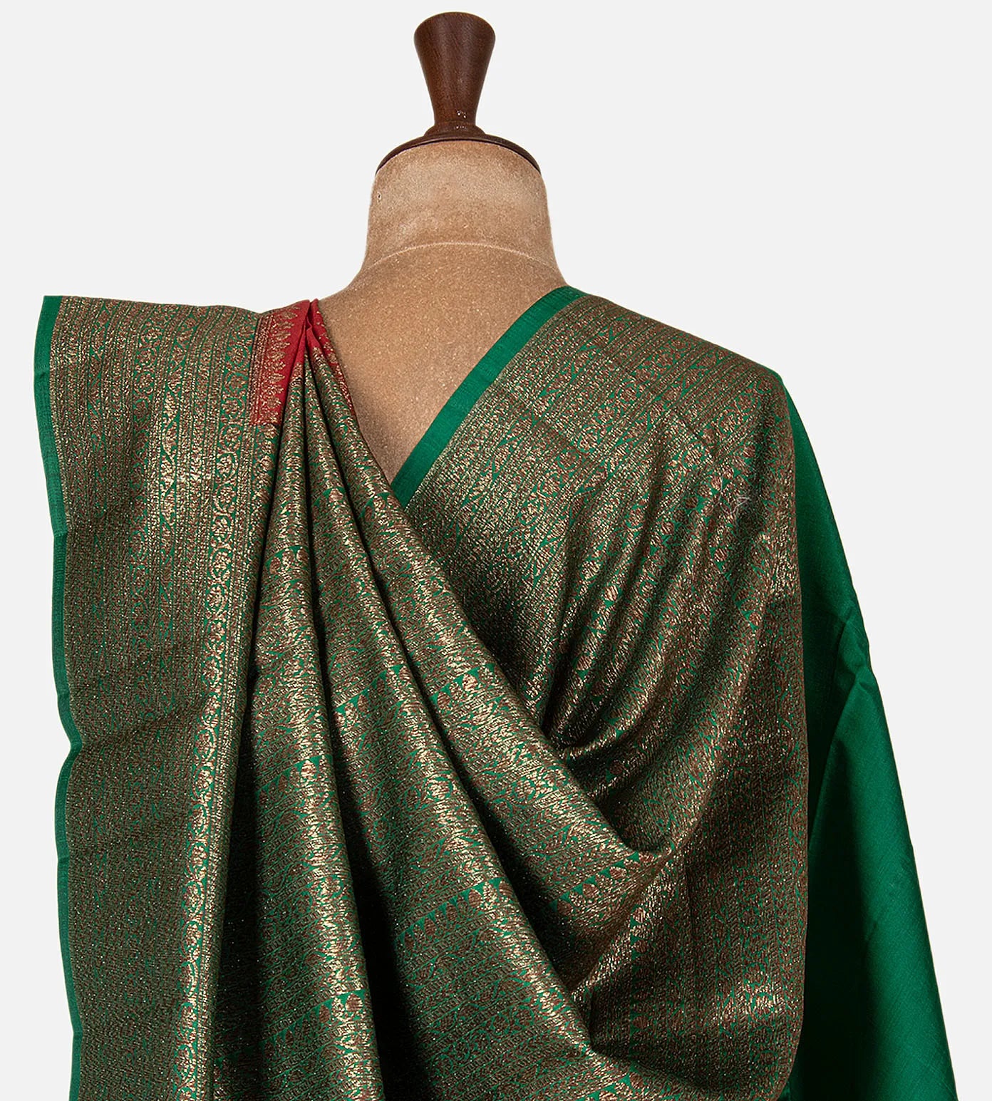 Red Chaniya Silk Saree