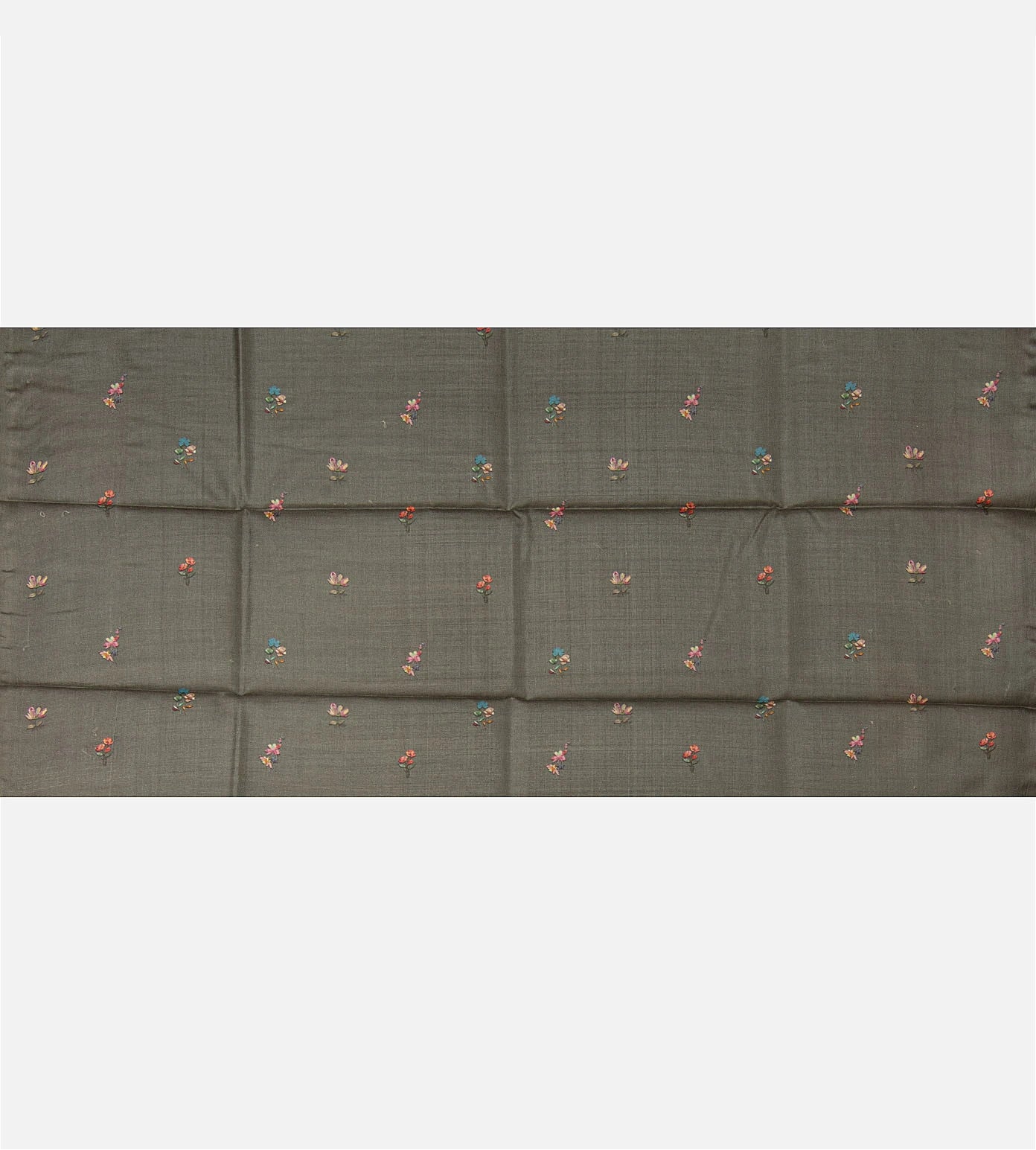 Grey Tussar Saree