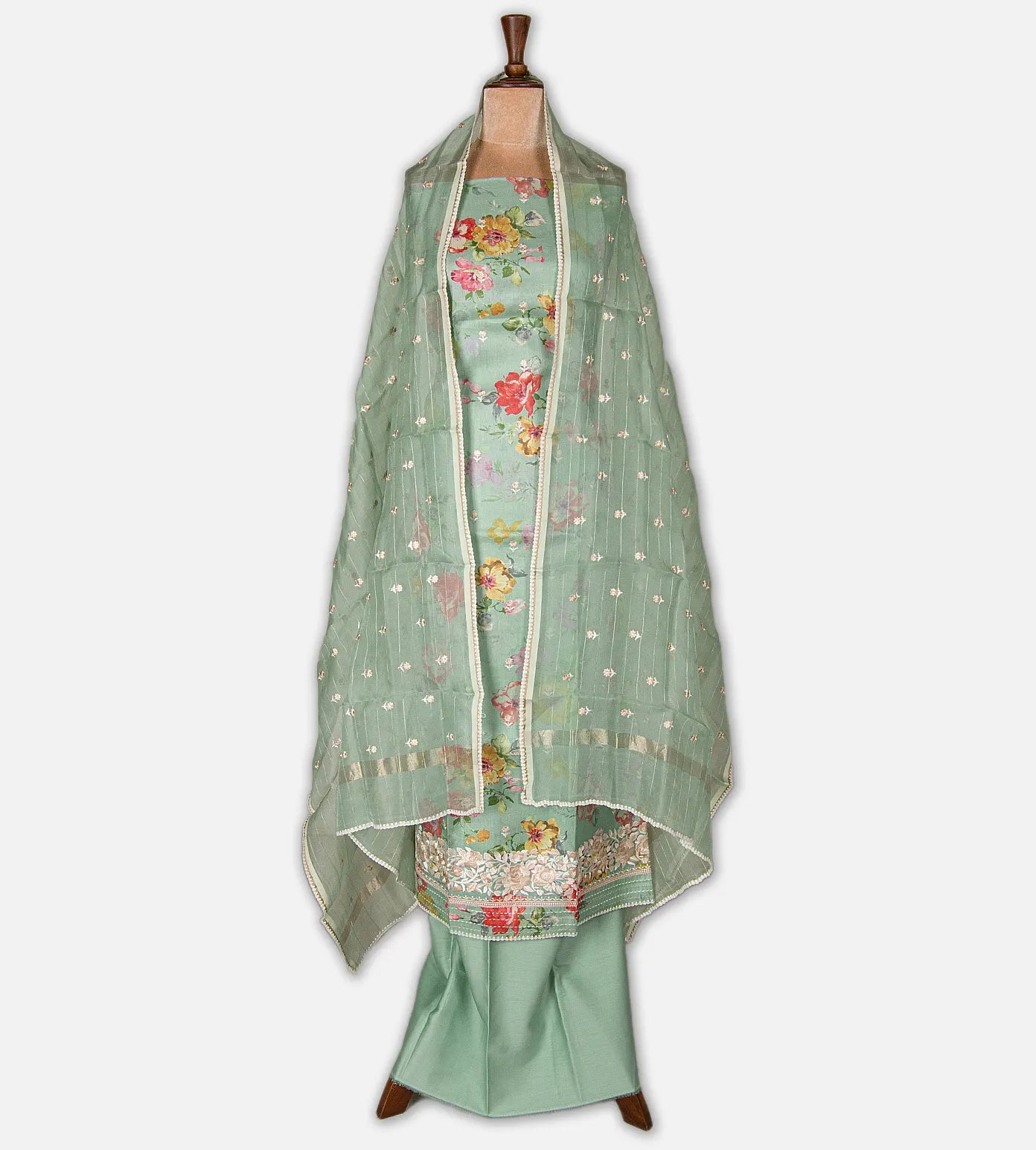 Green Tussar Salwar
