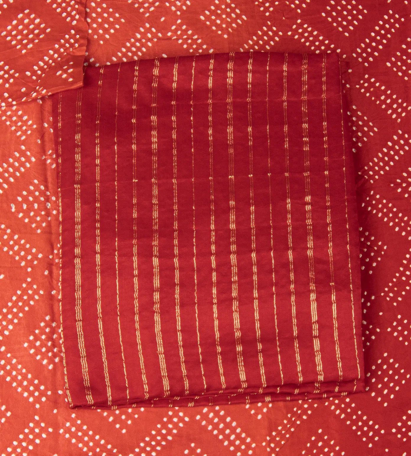 Red Gajji Silk Salwar