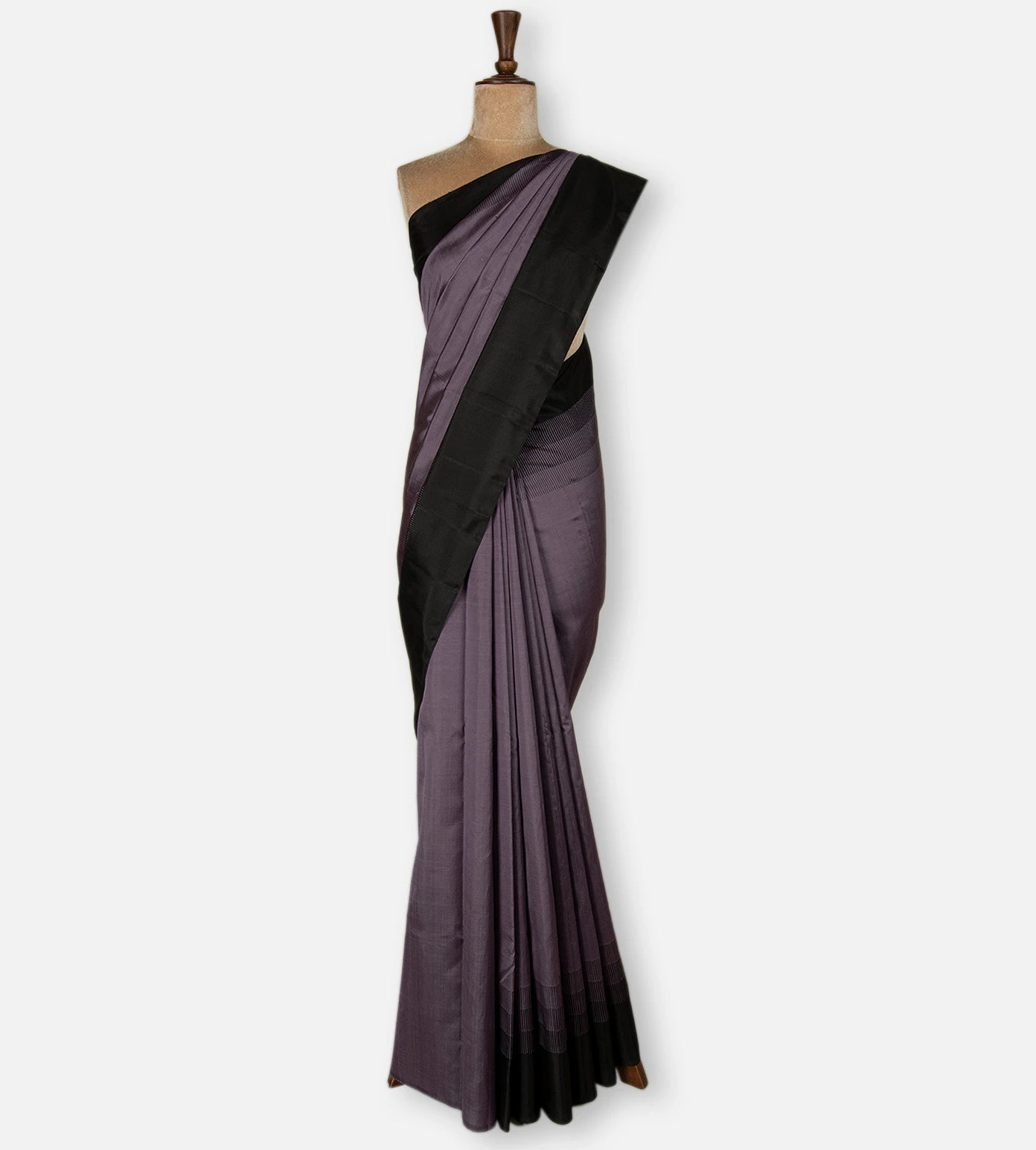Purple Kanchipuram Silk Saree