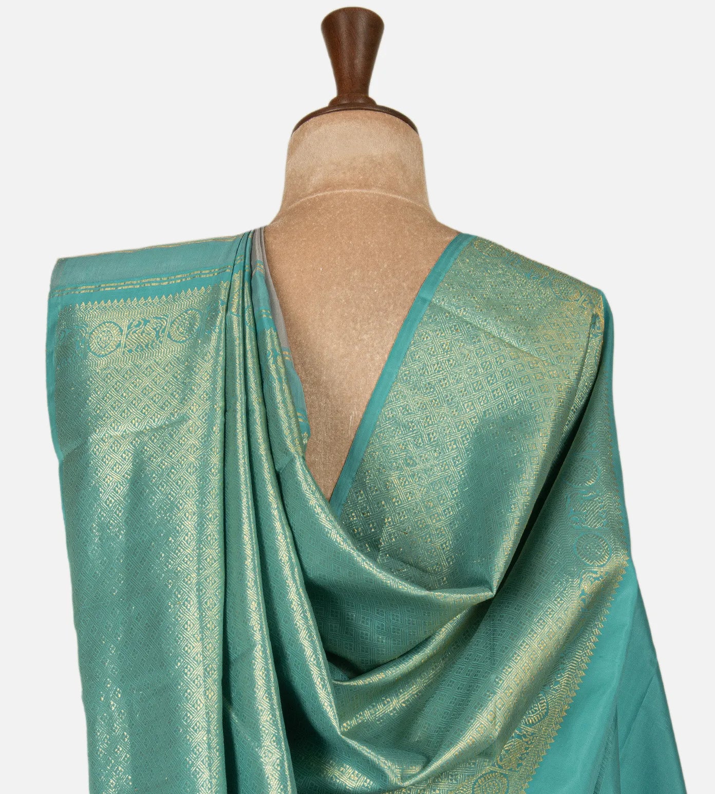Grey Kanchipuram Silk Saree