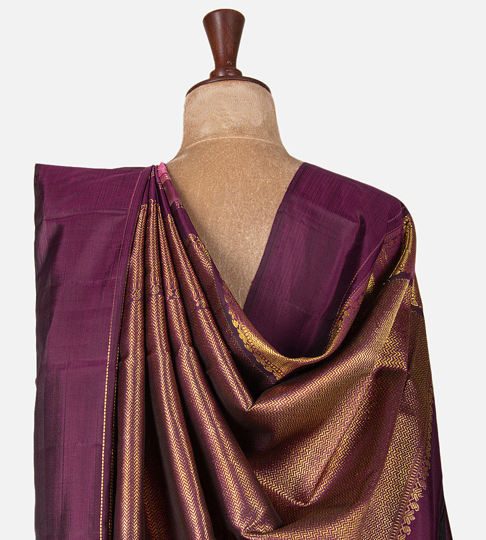 Light Pink Kanchipuram Silk Saree