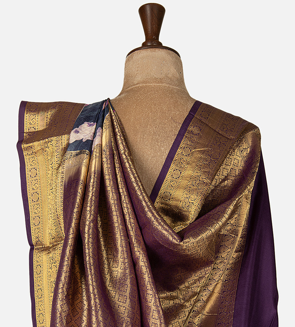 Blue Soft Silk Saree