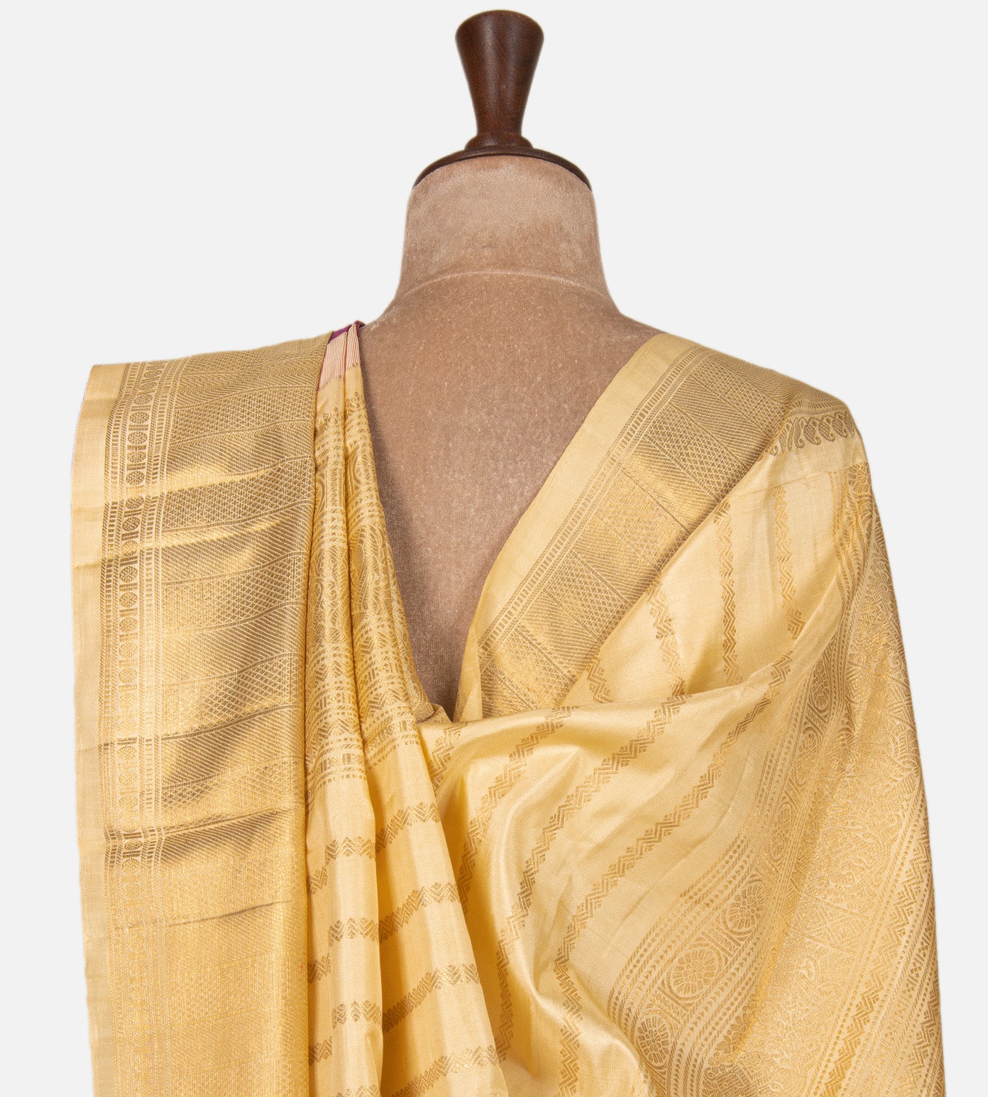 Dark Pink Kanchipuram Silk Saree