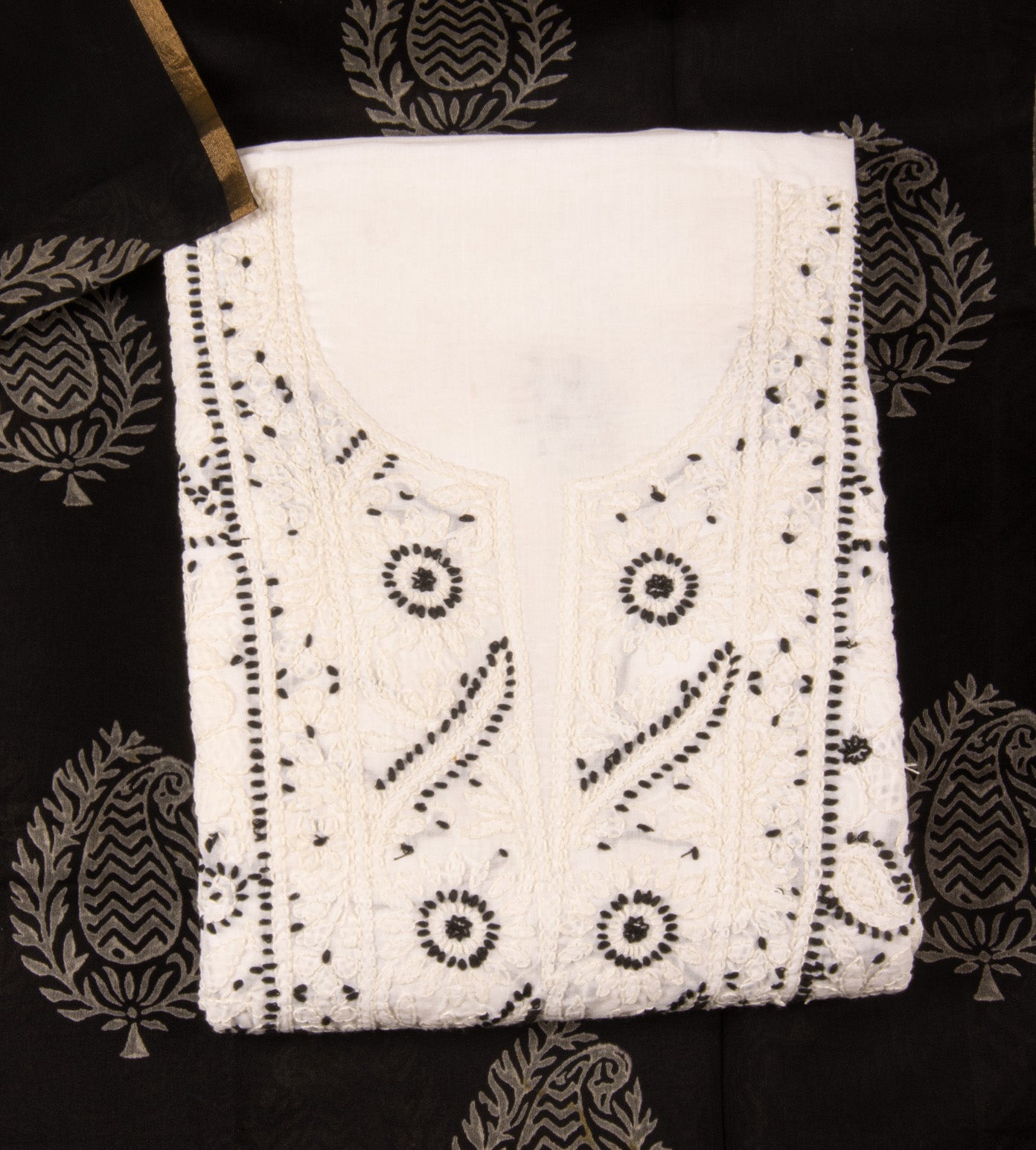 Off-White Cotton Salwar