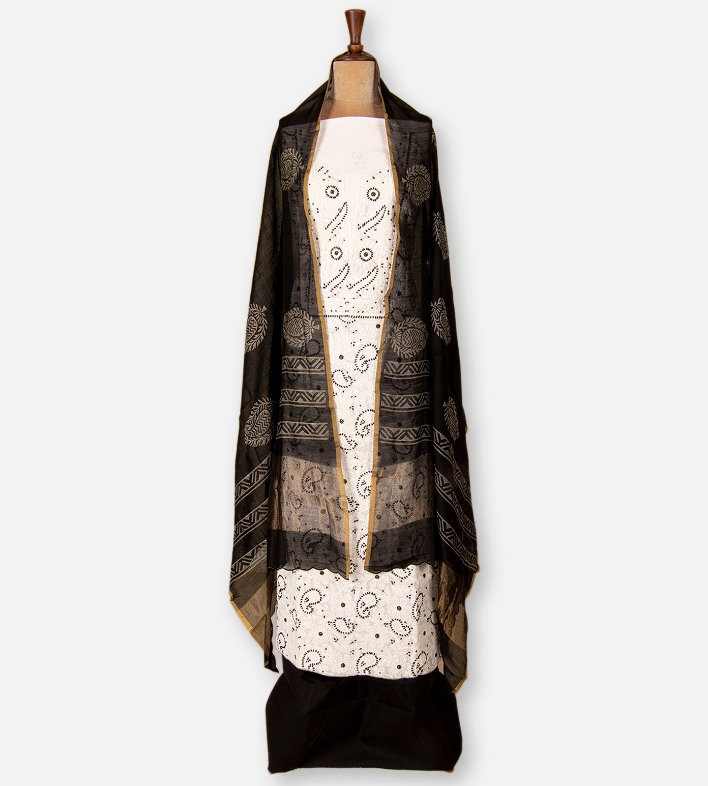 Off-White Cotton Salwar
