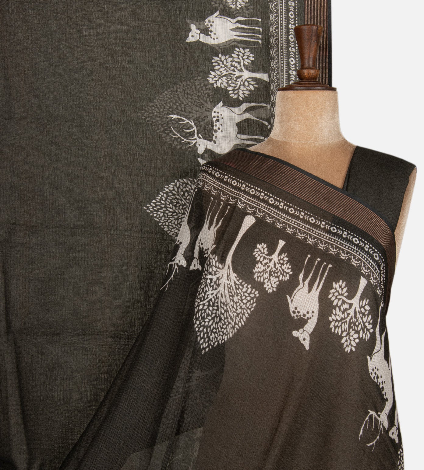 Black Kota Cotton Saree