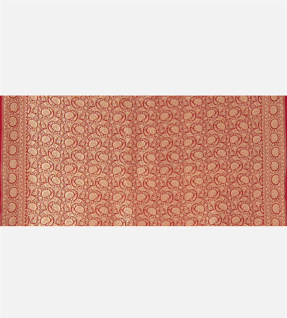 Red Georgette Saree