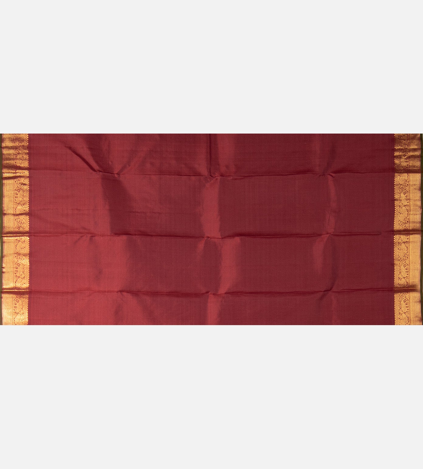 Maroon Kanchipuram Silk Saree