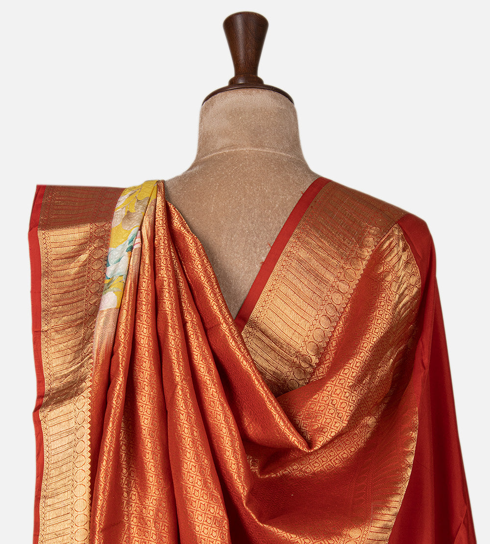 Yellow Soft Silk Saree