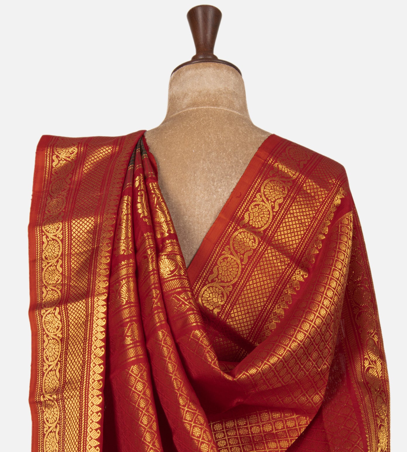 Green Gadwal Silk Saree