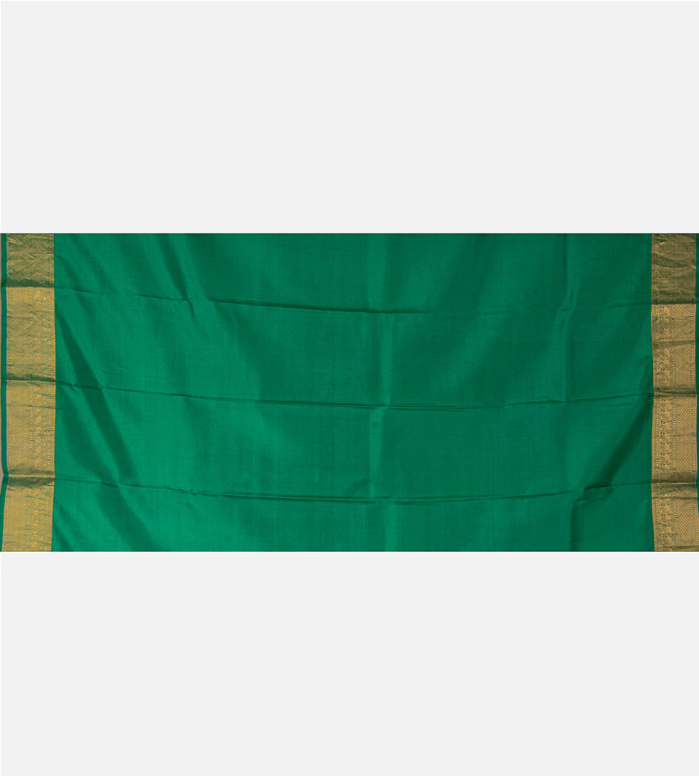Pastel Green Soft Silk Saree