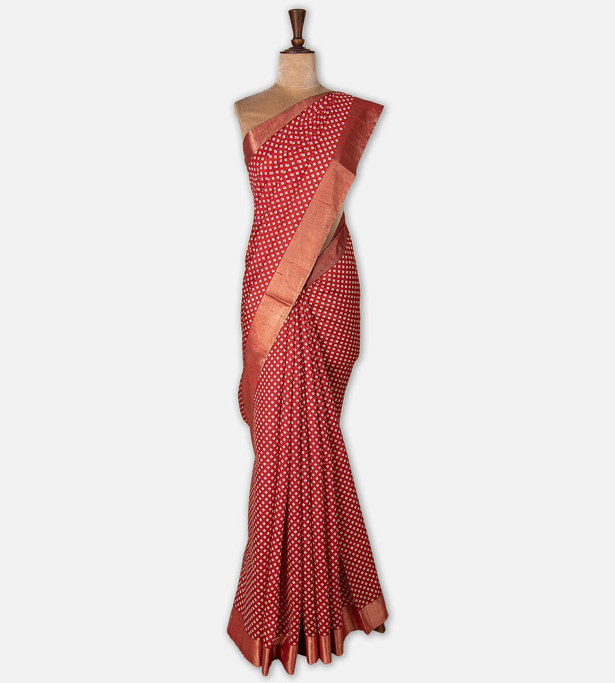 Red Raw Silk Saree
