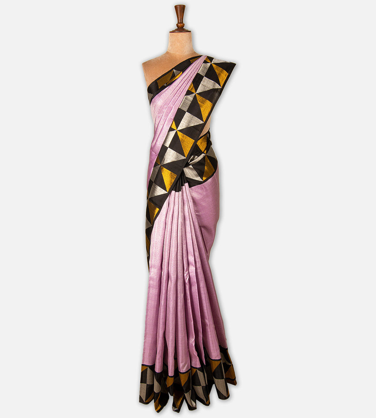 Dusty Pink Kanchipuram Silk Saree
