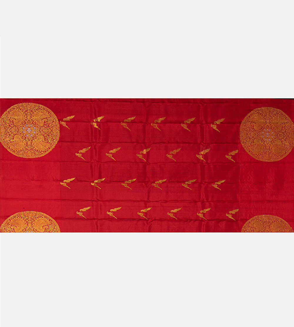 Black Gadwal Silk Saree