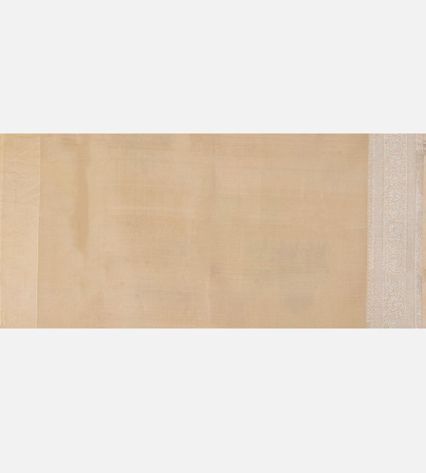 Light Beige Kattan Silk Saree