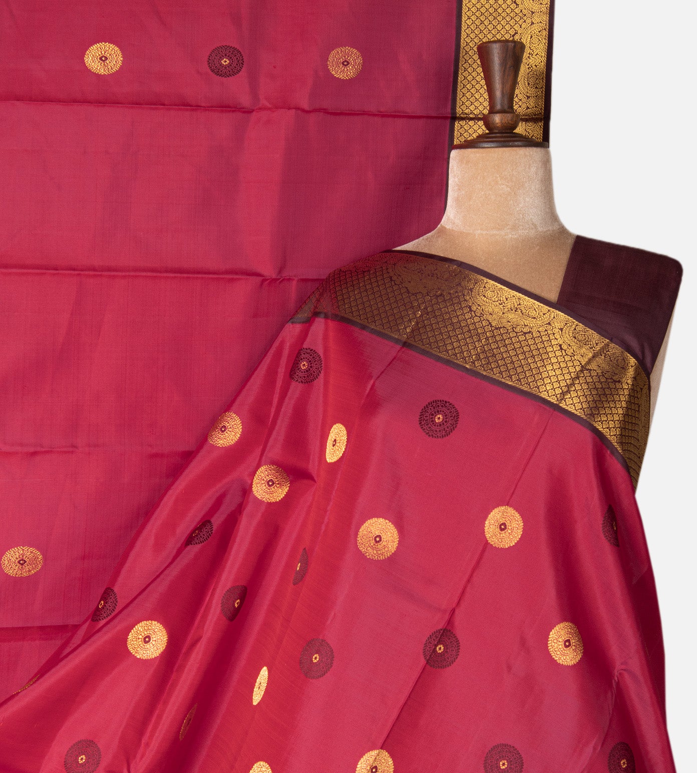 Pink Kanchipuram Silk Saree