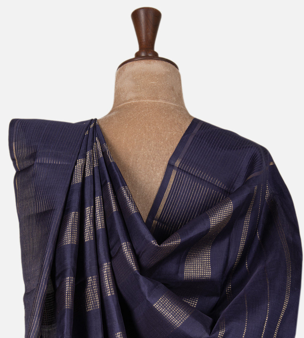 Blue Kanchipuram Silk Saree