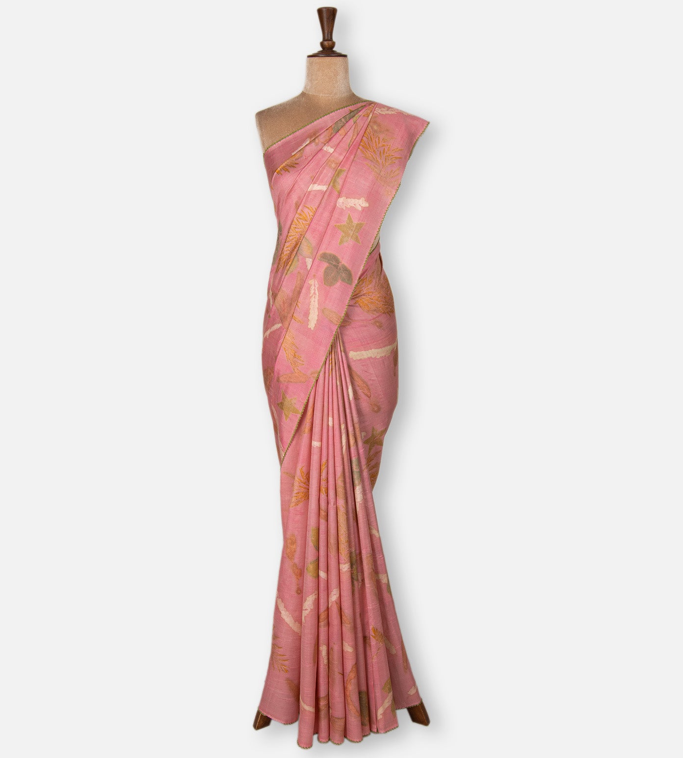 Pink Mulberry Silk Saree