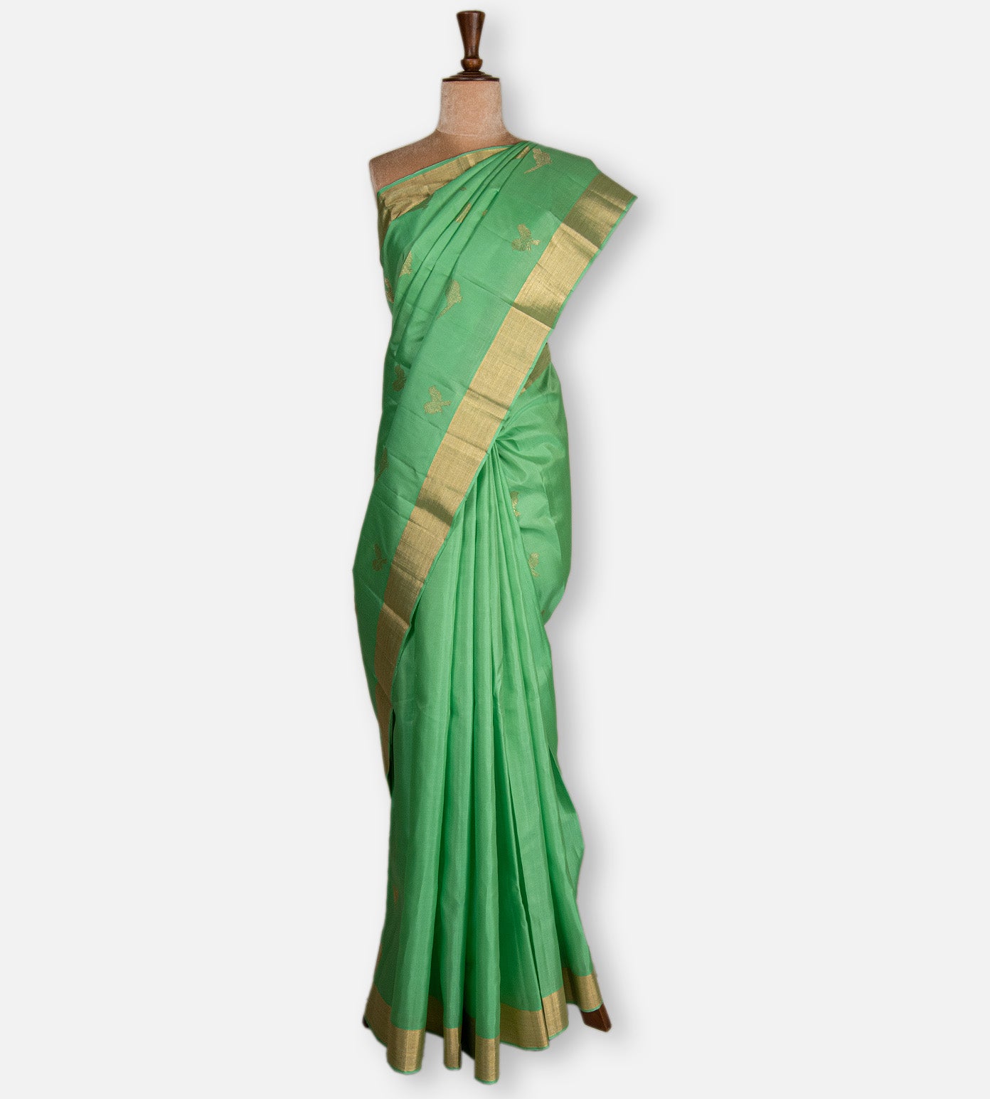 Green Kanchipuram Silk Saree