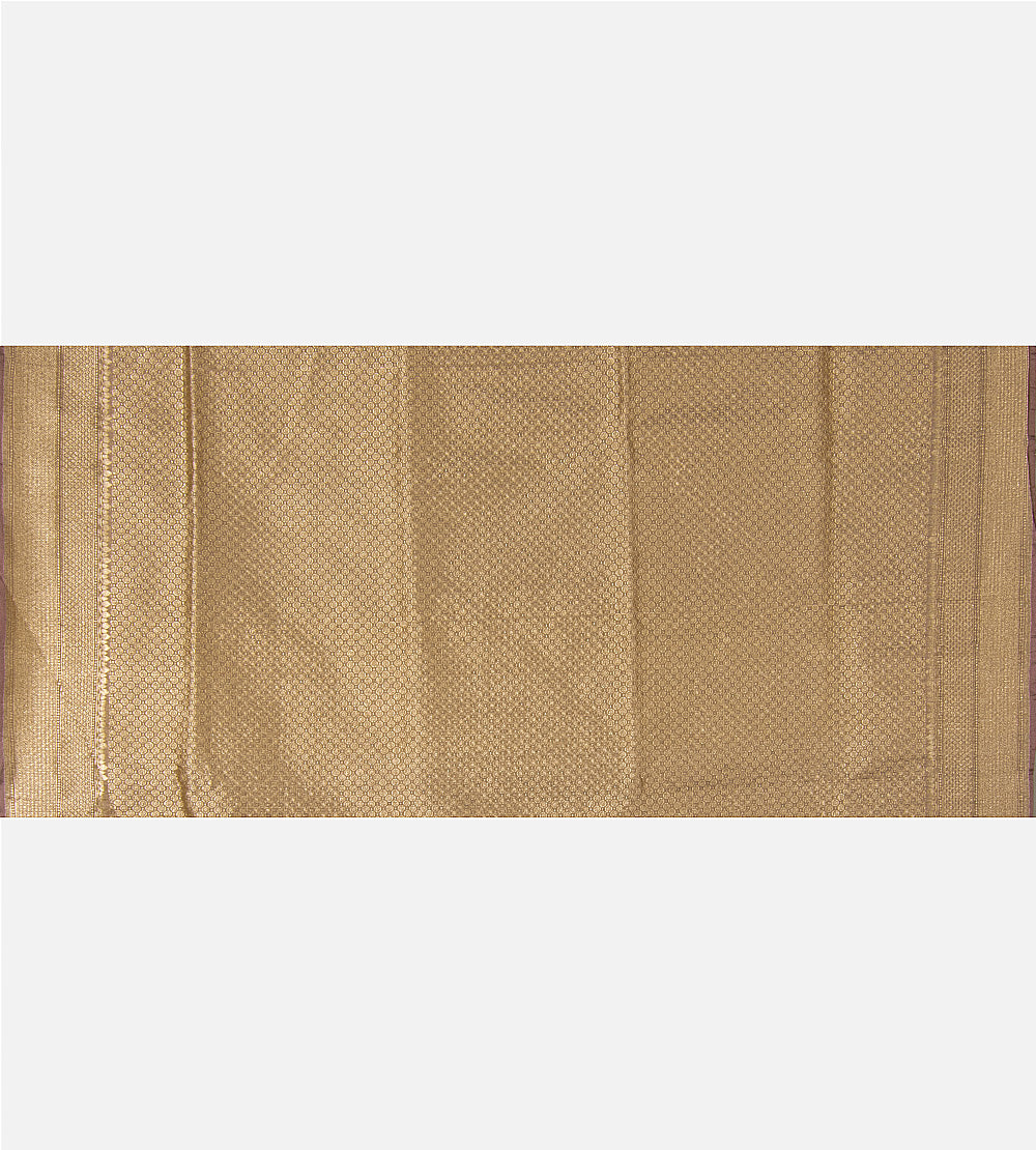 Brown Banarasi Silk Saree