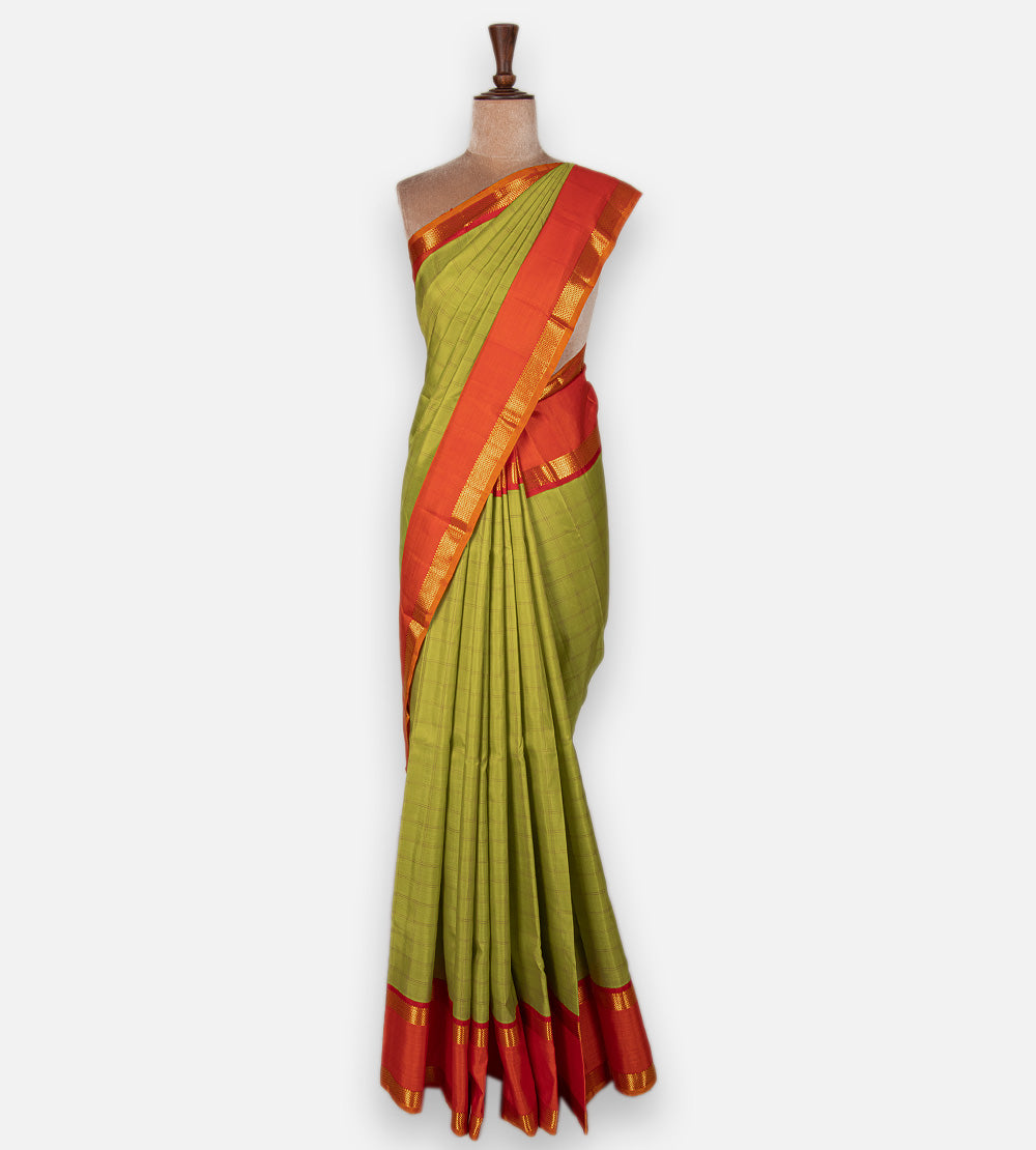 Green Kanchipuram Silk Saree
