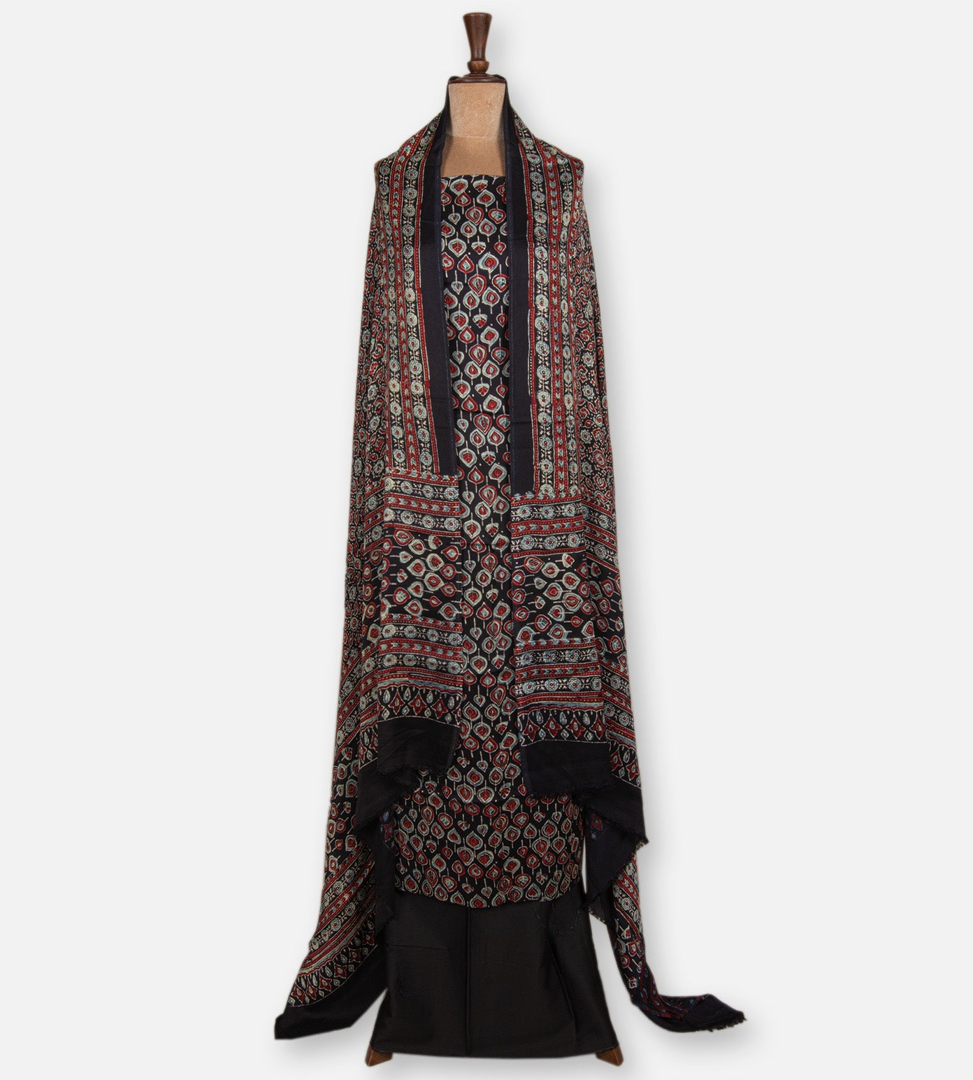 Black Modal Silk Salwar