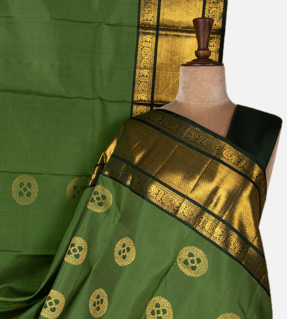 Green Kanchipuram Silk Saree