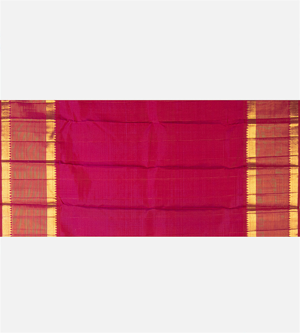 Purple Kanchipuram Silk Saree
