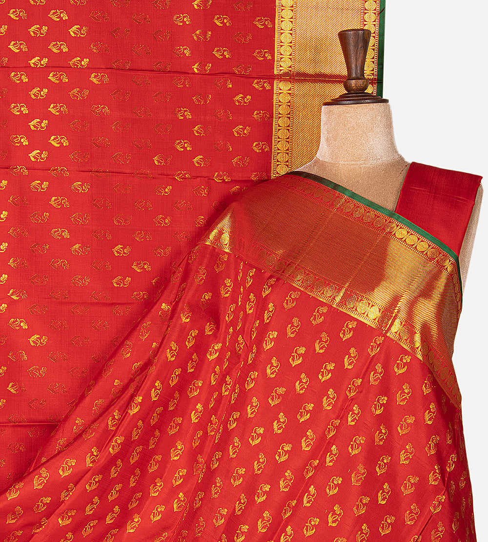 Red Kanchipuram Silk Saree