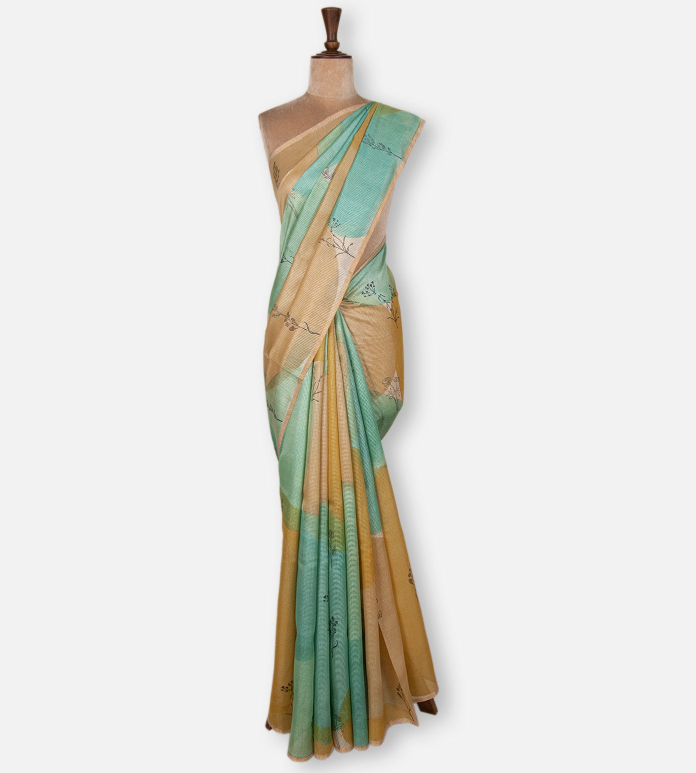 Multicolour Tussar Kota Saree