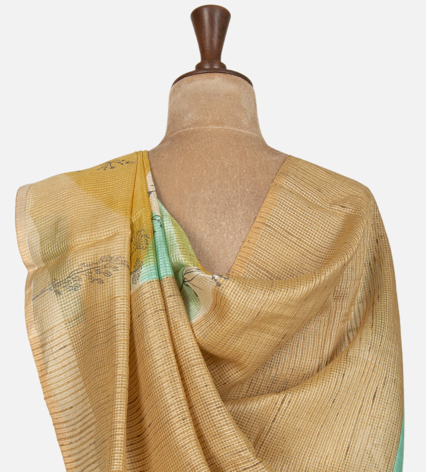 Multicolour Tussar Kota Saree