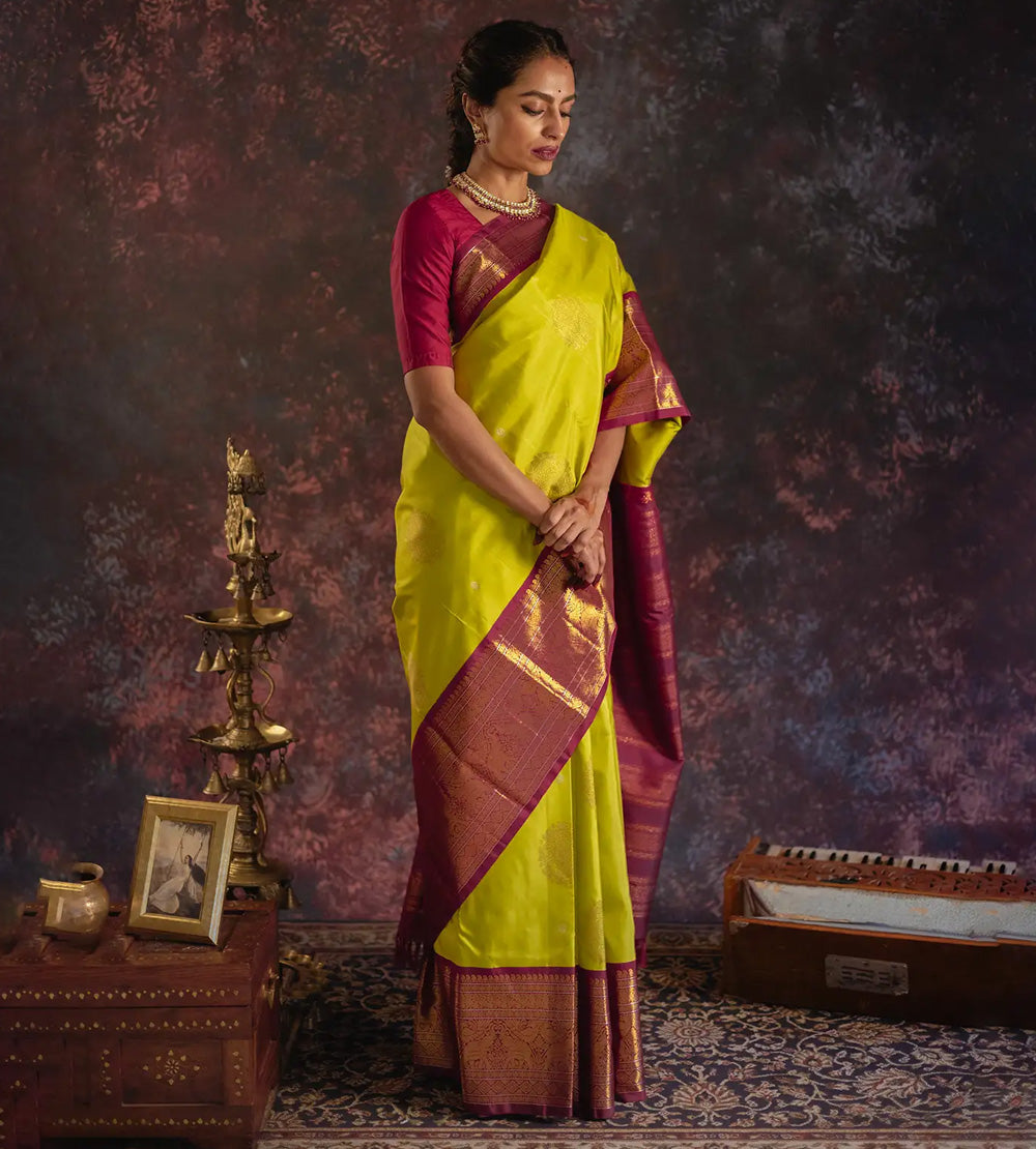 Green Kanchipuram Silk Saree