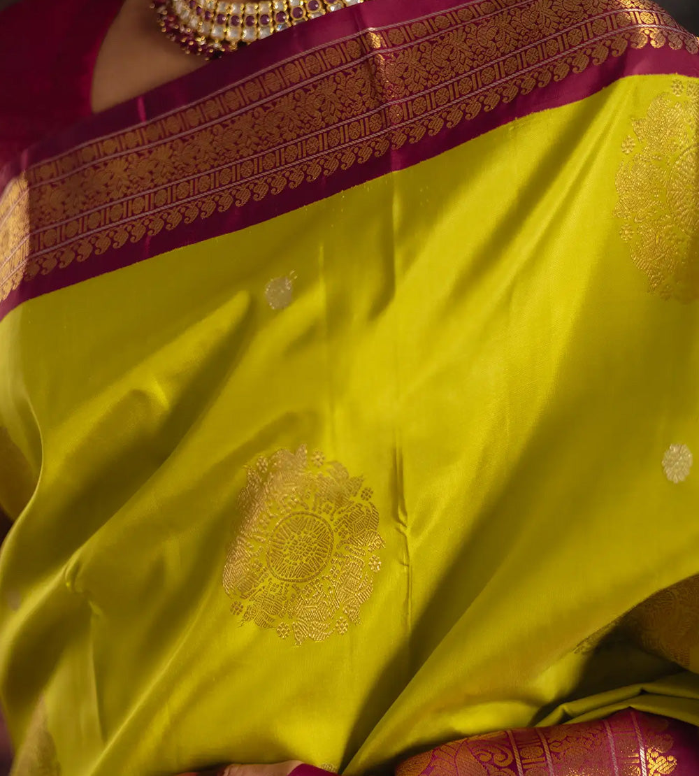 Green Kanchipuram Silk Saree