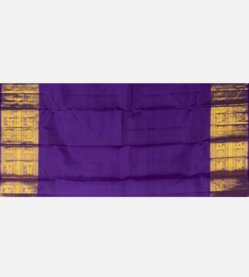 Sage Green Kanchipuram Silk Saree