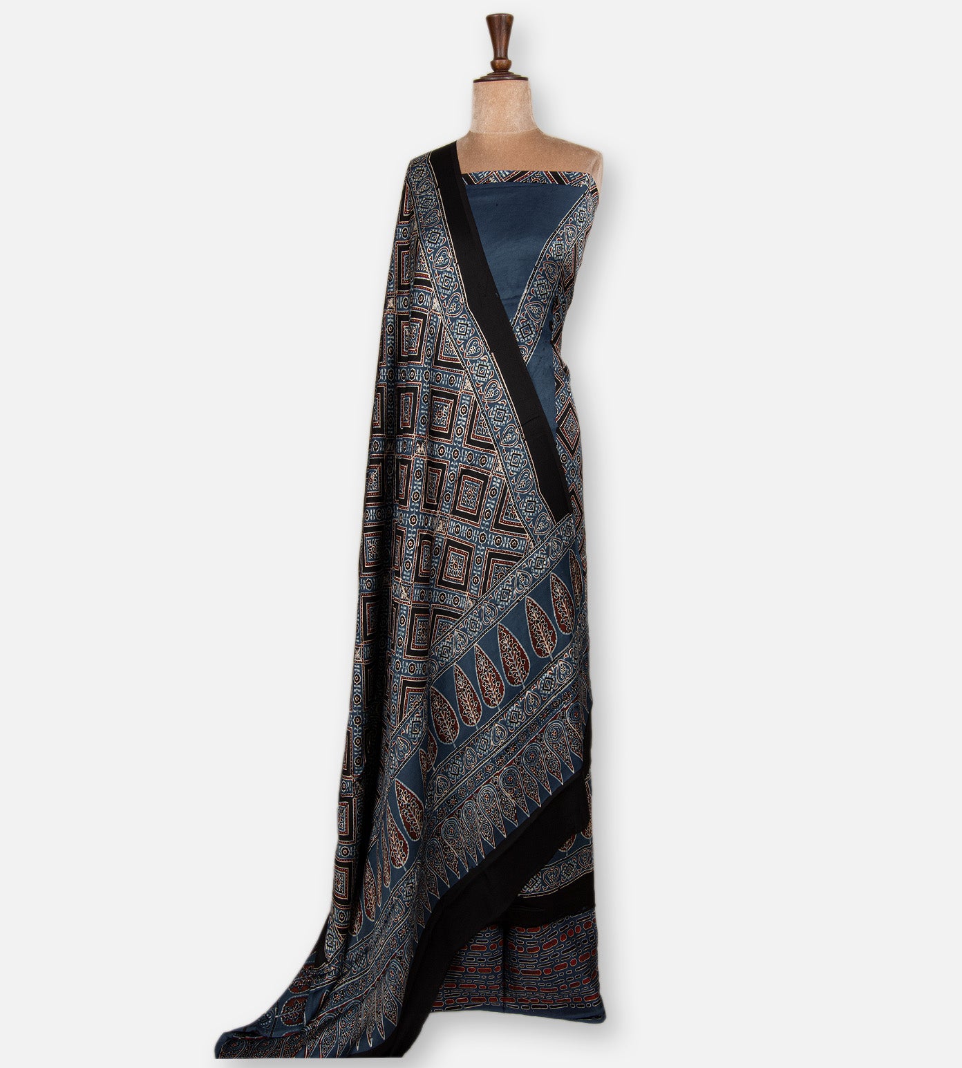 Blue Modal Silk Salwar