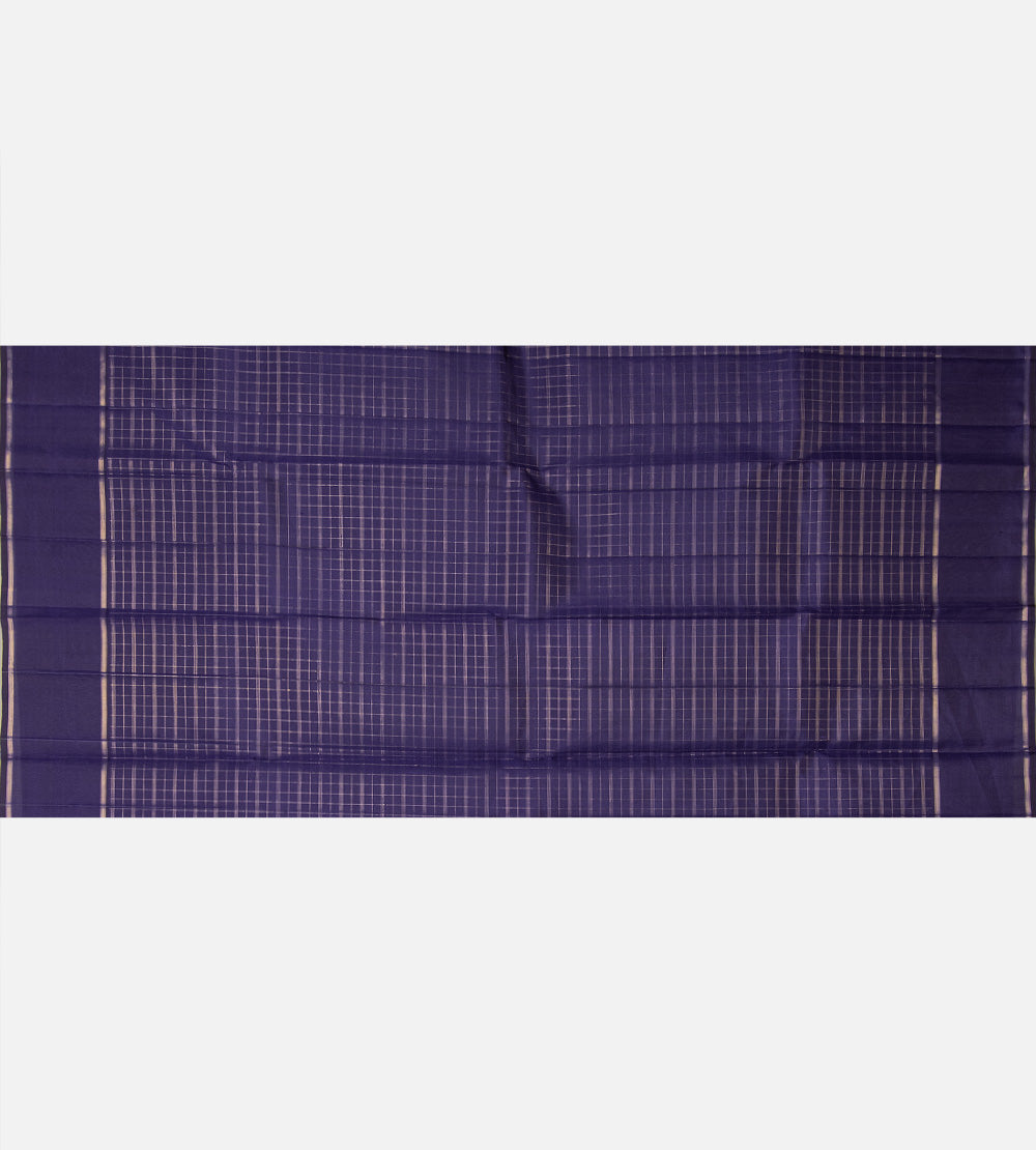 Blue Kanchipuram Silk Saree