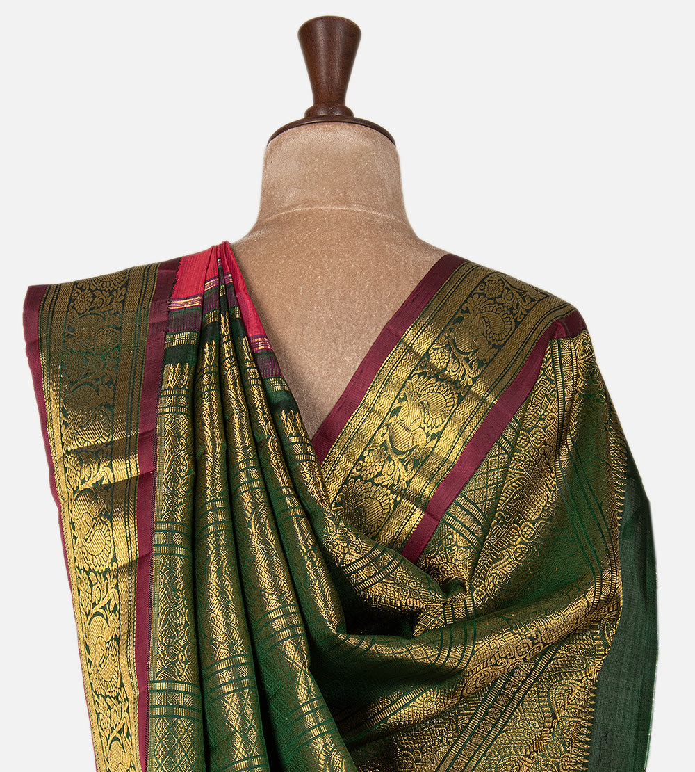 Pink Kanchipuram Silk Saree