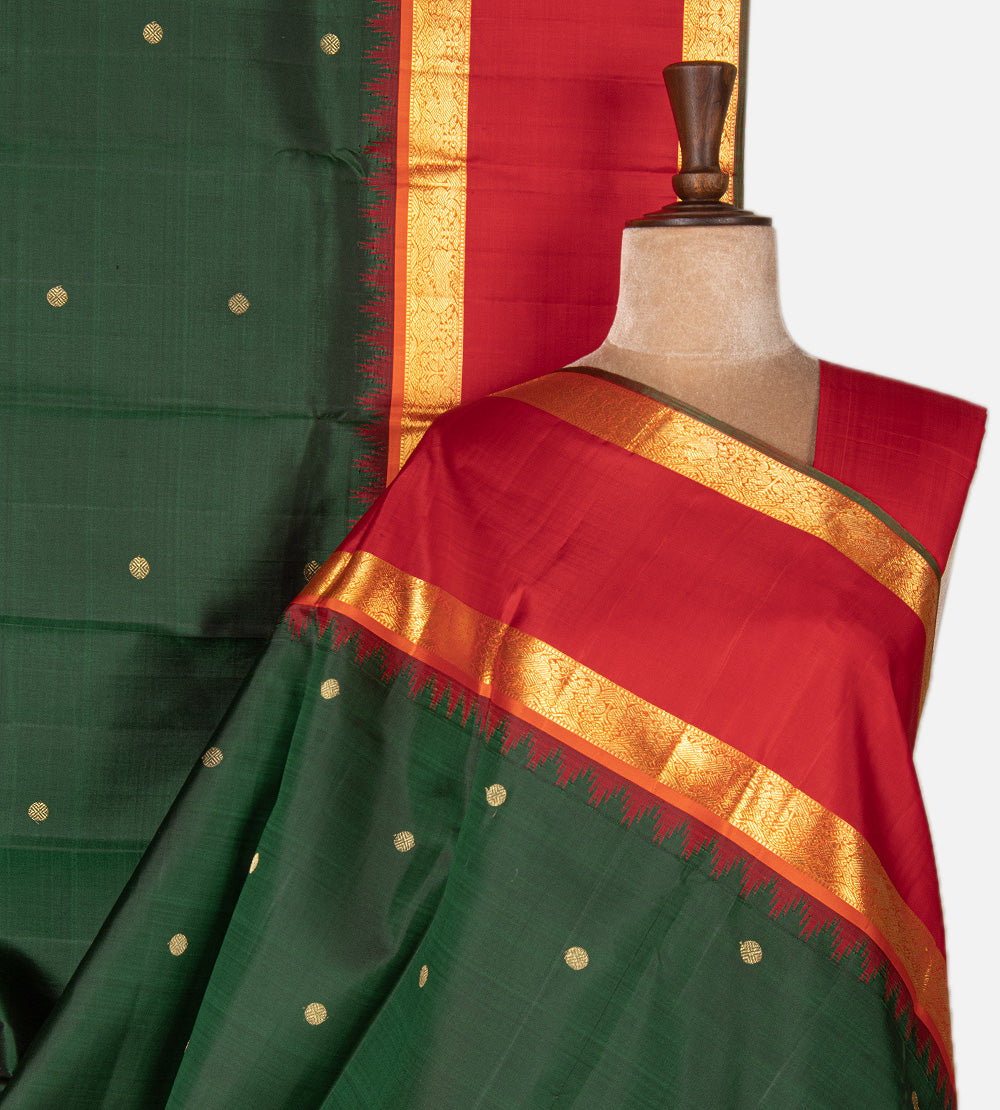 Green Kanchipuram Silk Saree