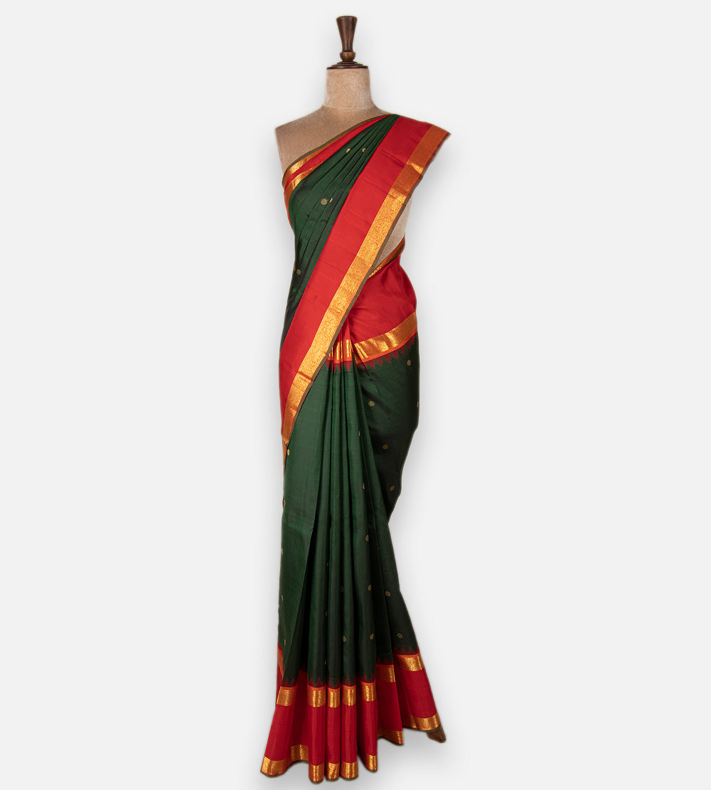 Green Kanchipuram Silk Saree