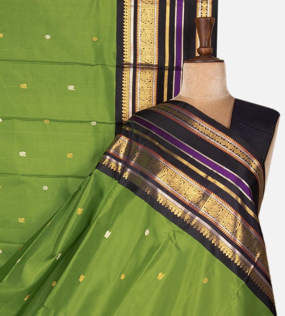 Green Kanchipuram Silk Saree
