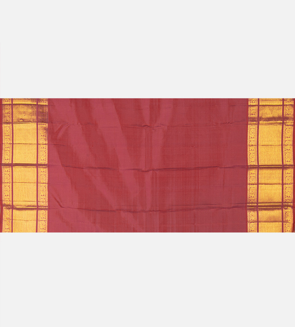Grey Kanchipuram Silk Saree