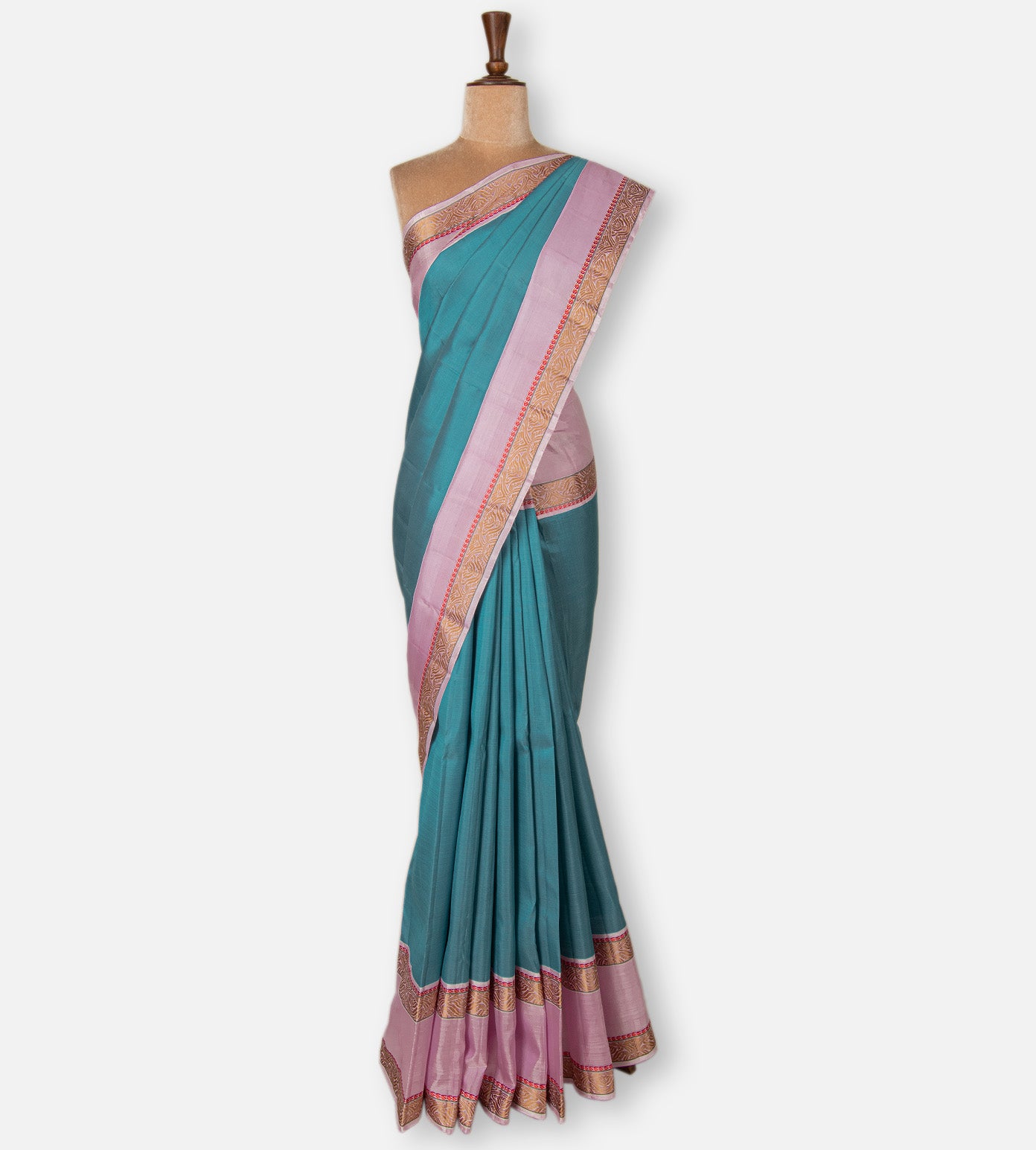 Blue Kanchipuram Silk Saree