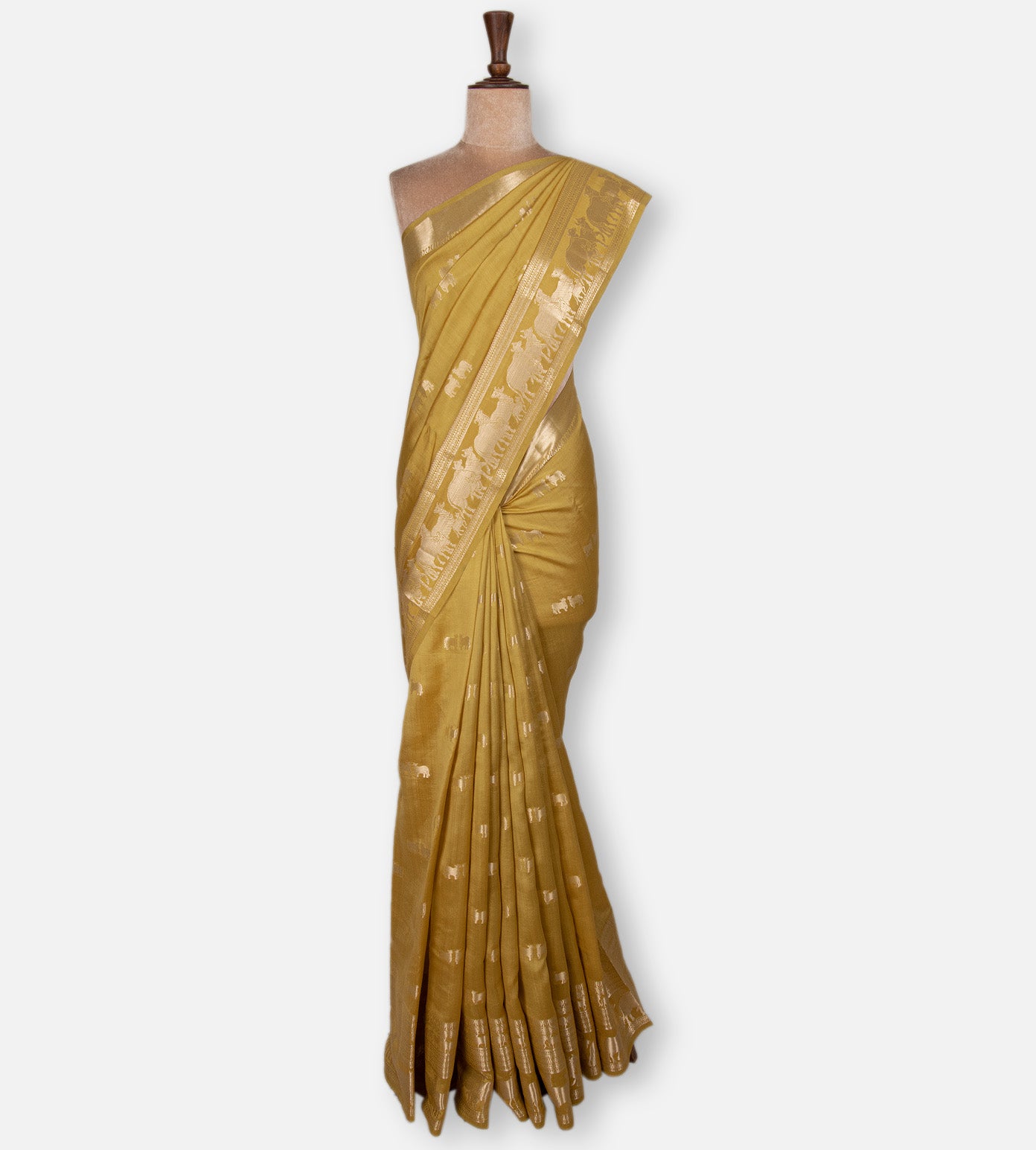 Gold Colour Chaniya Silk Saree