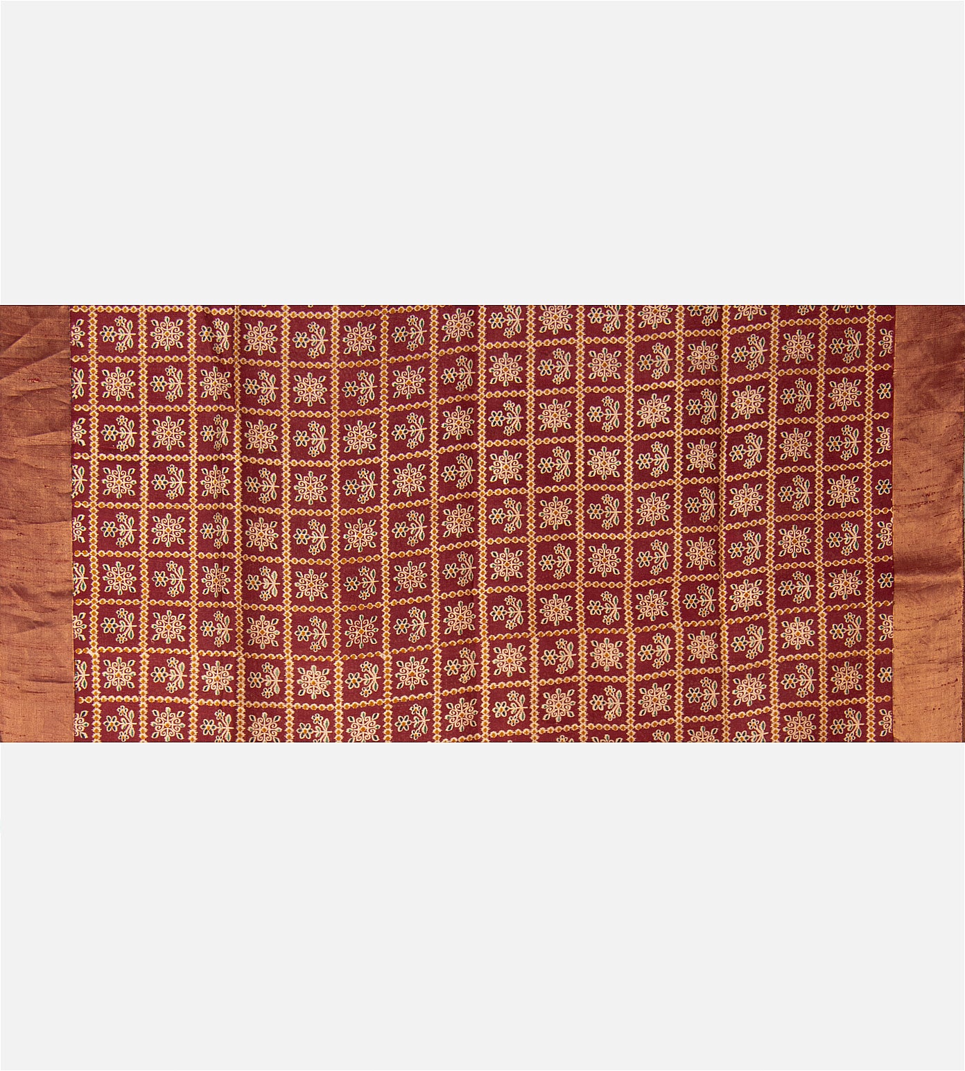 Maroon Raw Silk Saree